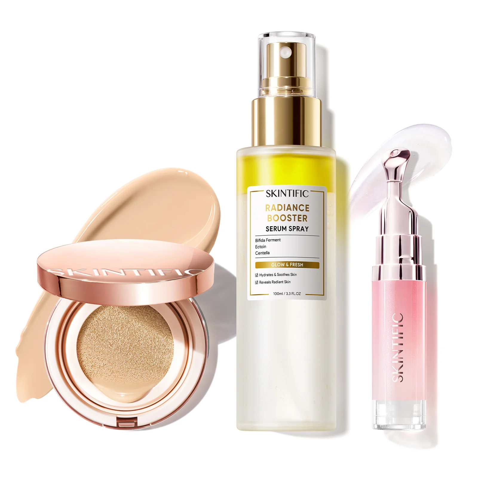12-Hour Long-Lasting Cushion, Serum Spray & Lip Serum Set - Image 13