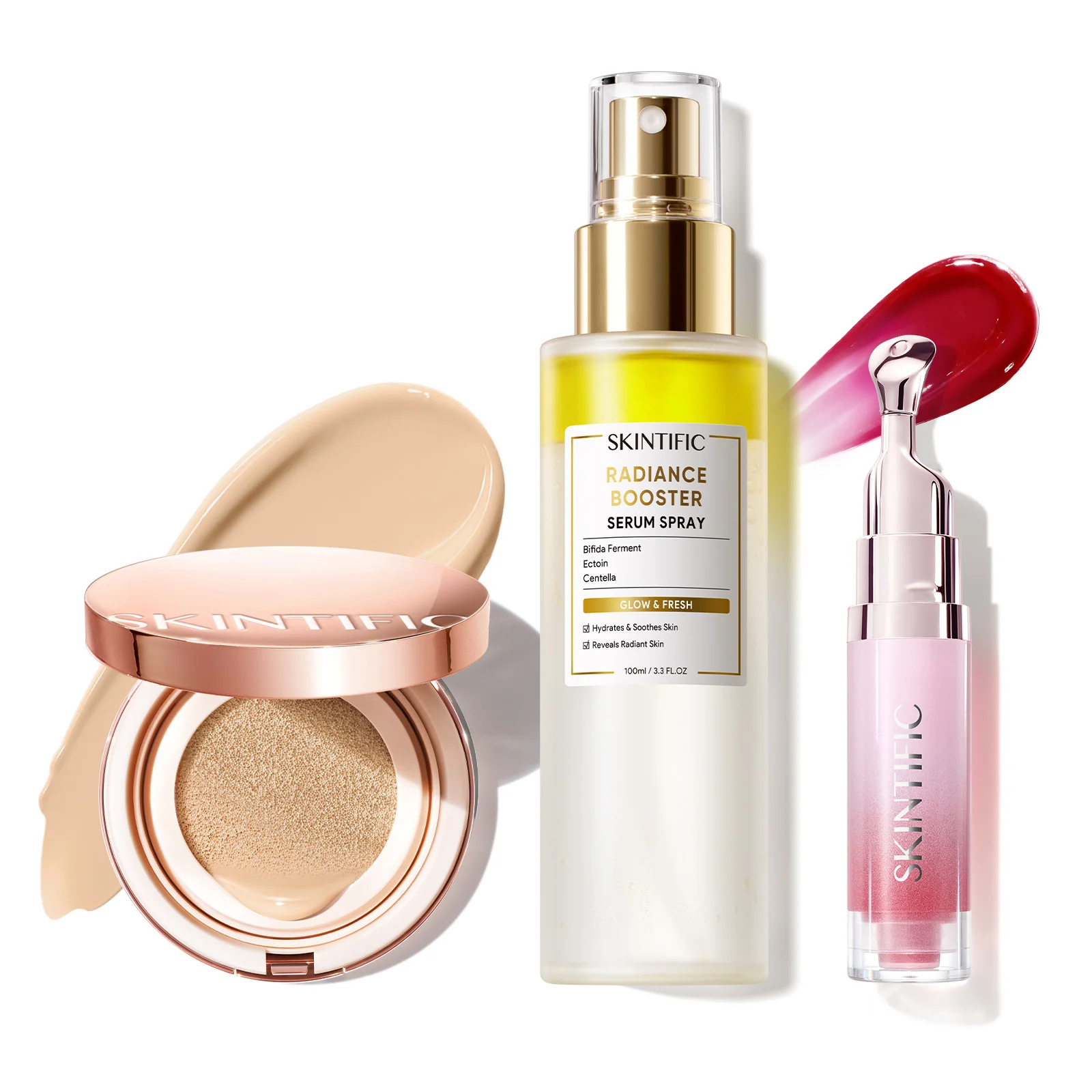 12-Hour Long-Lasting Cushion, Serum Spray & Lip Serum Set - Image 20