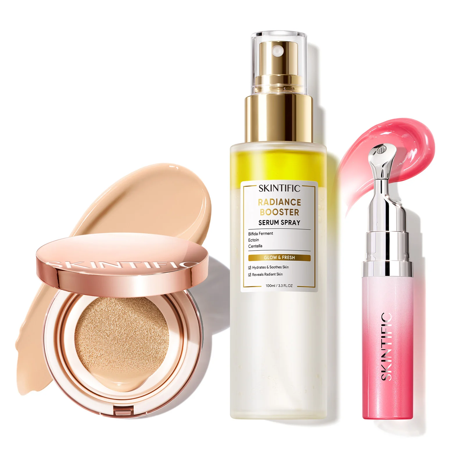12-Hour Long-Lasting Cushion, Serum Spray & Lip Serum Set - Image 30