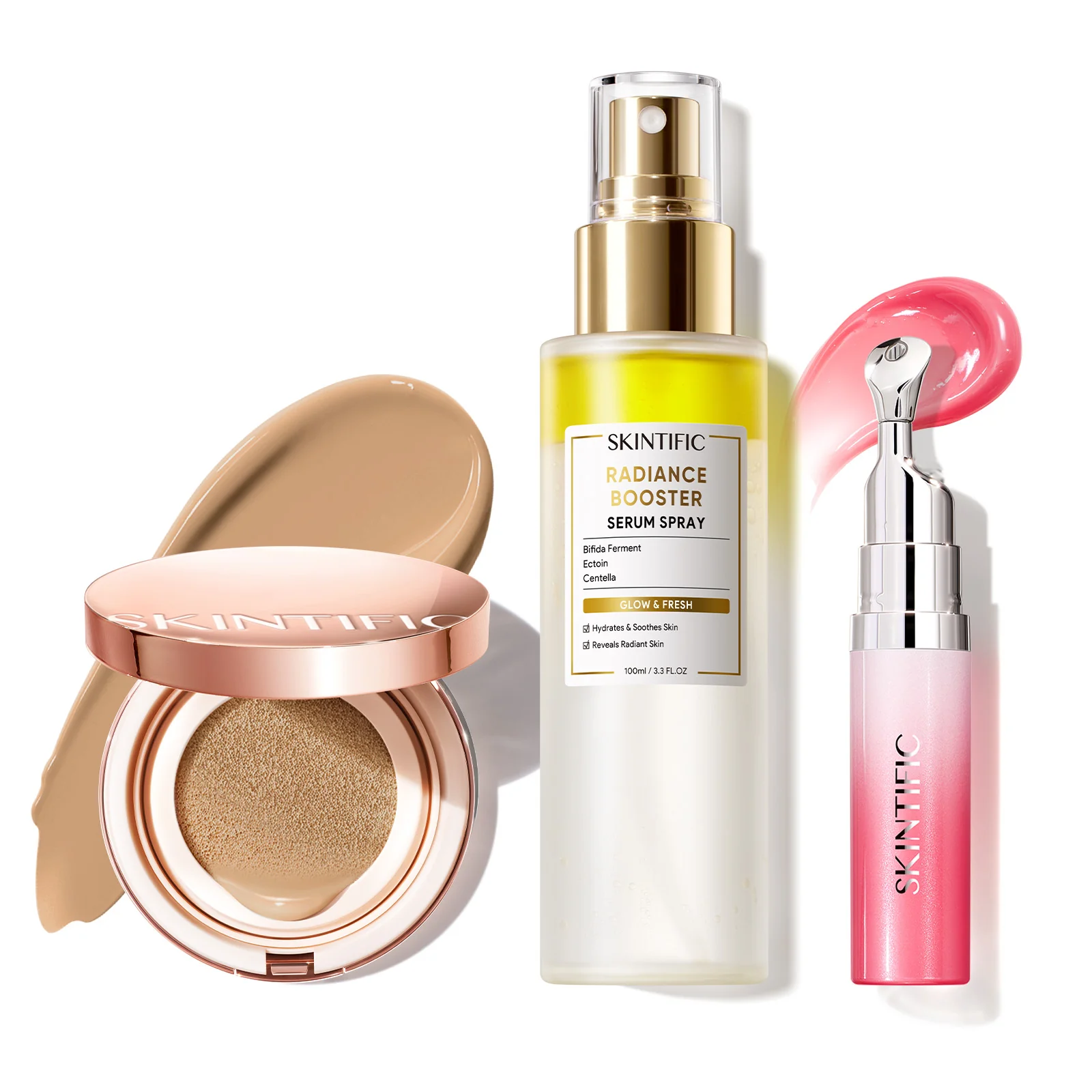 12-Hour Long-Lasting Cushion, Serum Spray & Lip Serum Set - Image 50