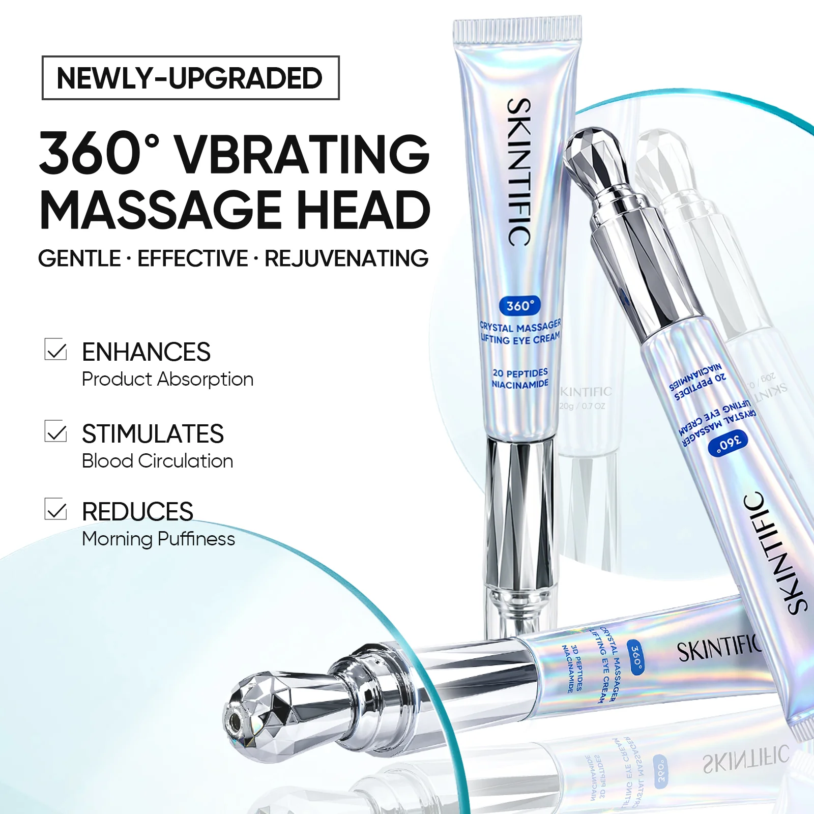 360° Crystal Massager Lifting Eye Cream - Image 5