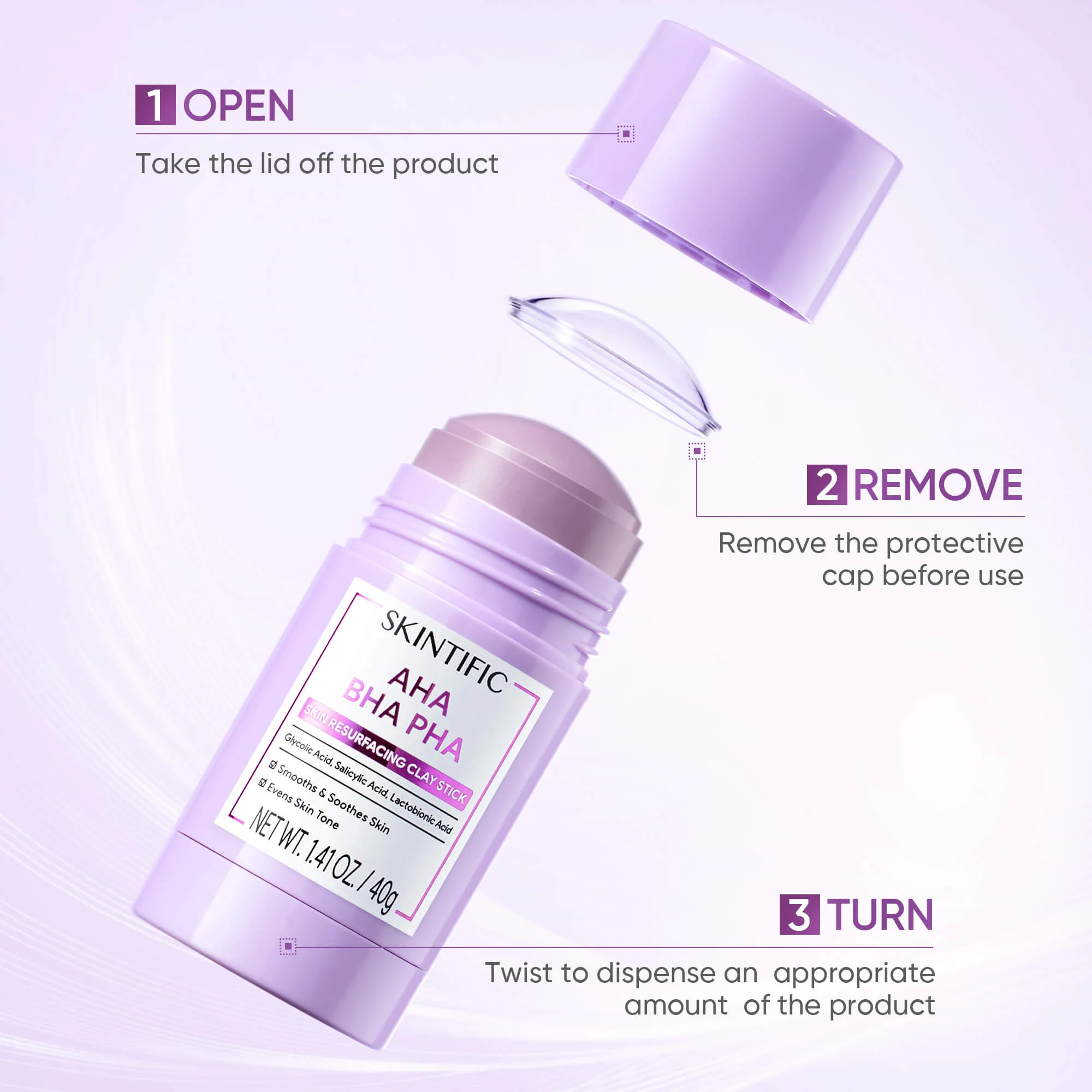 AHA BHA PHA Skin Resurfacing Clay Stick - Image 7