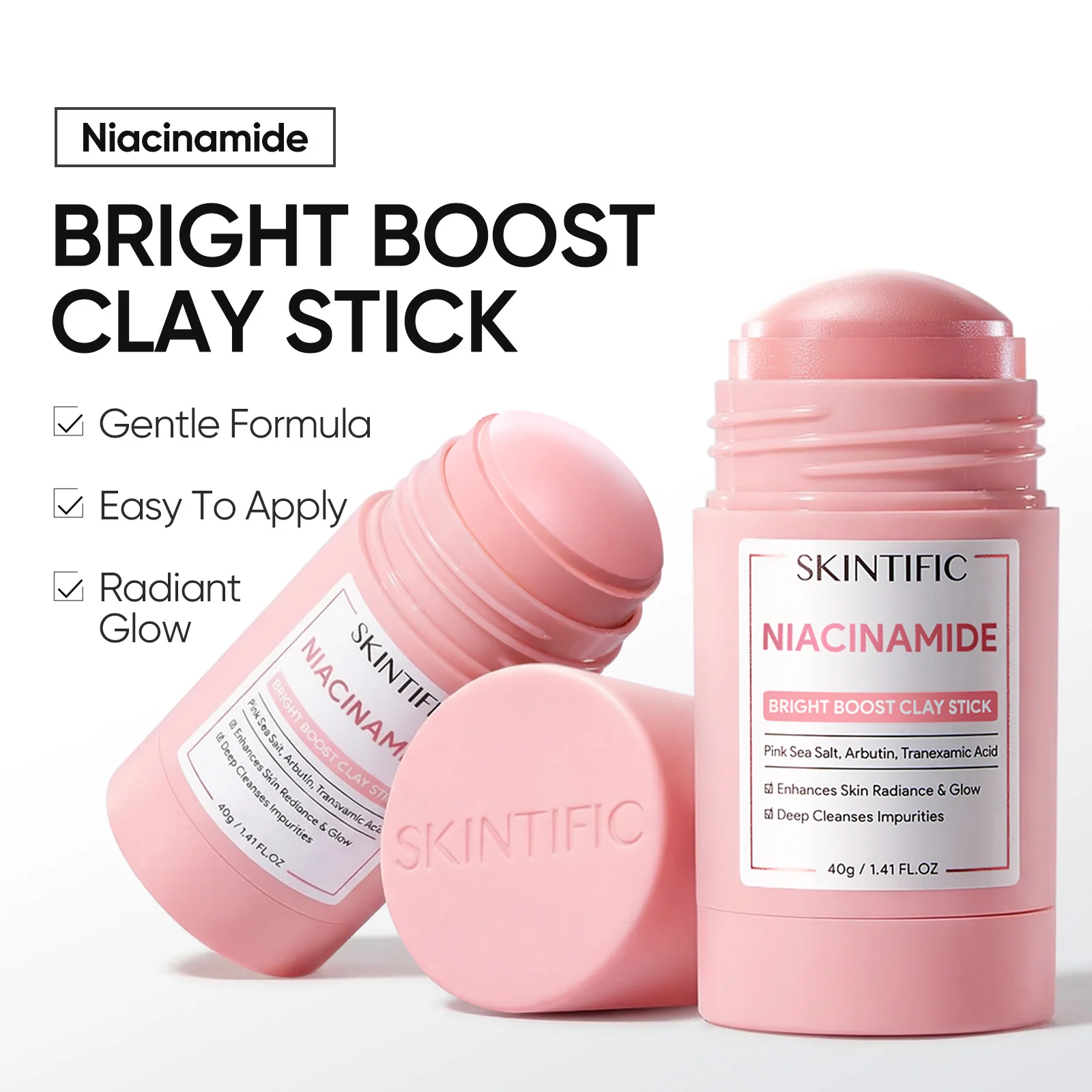 Niacinamide Bright Boost Clay Stick Mask - Image 5
