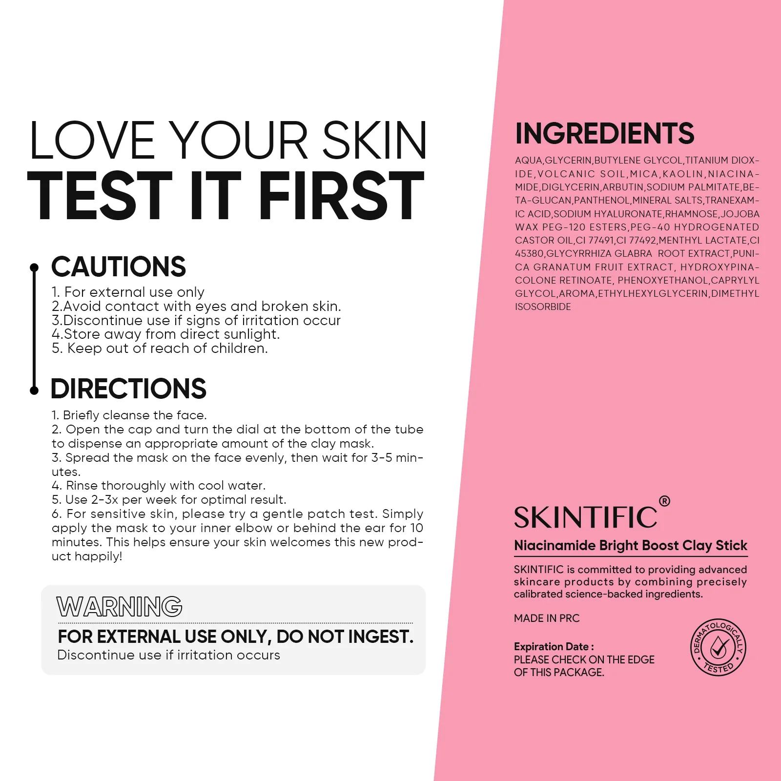 Niacinamide Bright Boost Clay Stick Mask - Image 7