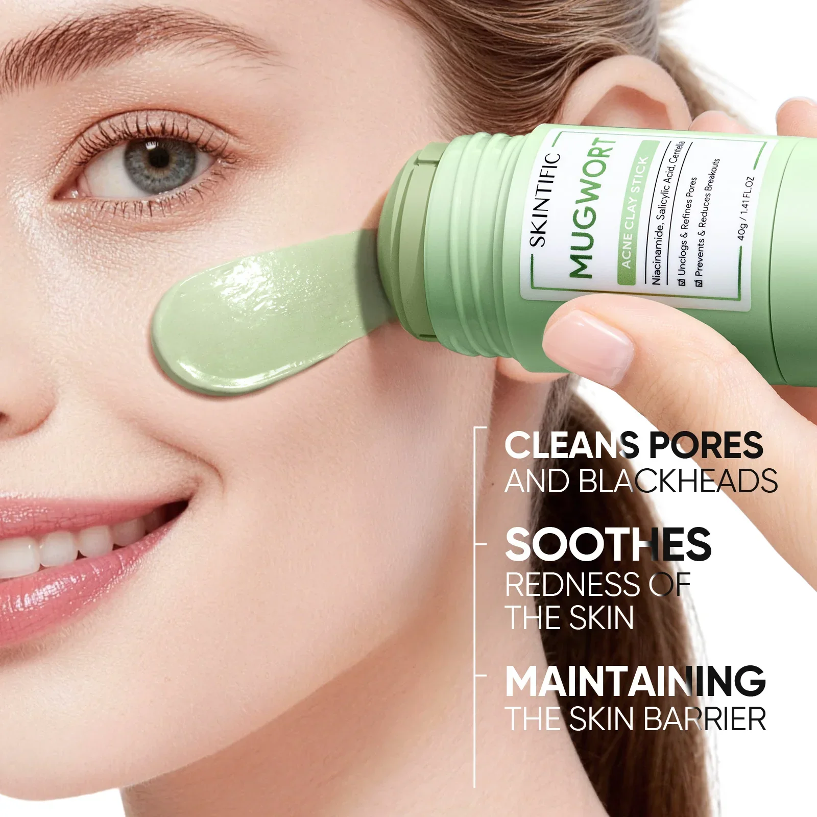 Mugwort Anti Pores & Acne Clay Mask Stick - Image 19