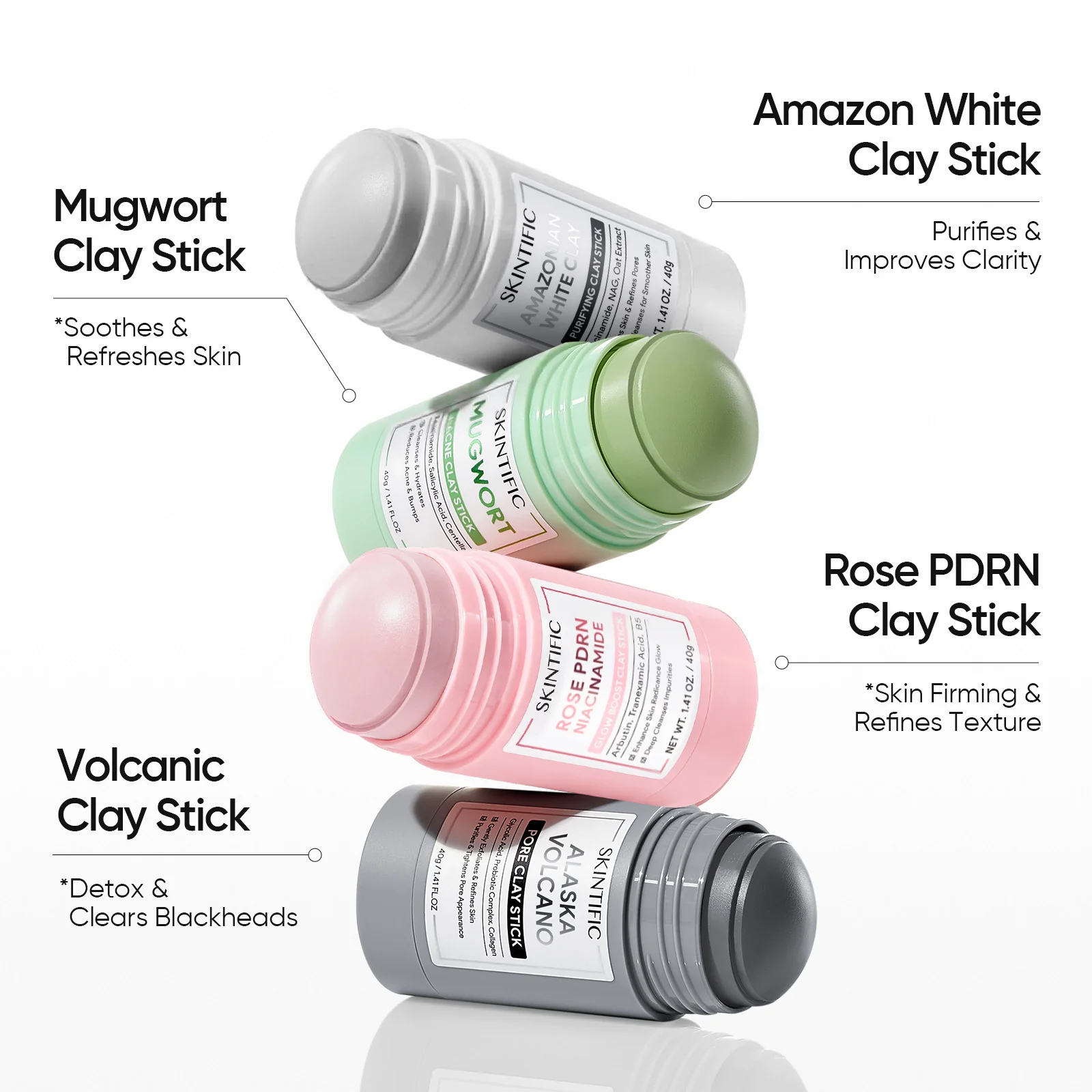 Rose PDRN Niacinamide Glow Boost Clay Stick - Image 11